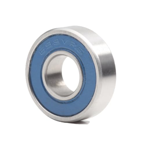 698 Lager 8 * 19 * 6 mm Fahrraddrehpunkt Chromstahl blau versiegelt mit Fett 698LLU Wagen voller Kugellager von YWRWUPMGK