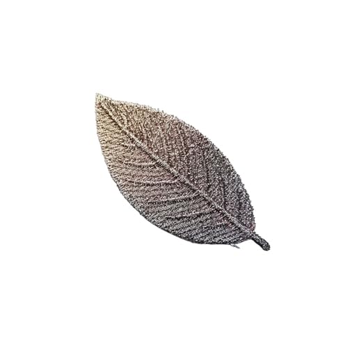 YXADGML Bestickte Aufnäher 10 Stück DIY Stickerei Blätter Patches for Kleidung Reparatur Applikationen 7,5 * 3 cm(Color 2) von YXADGML