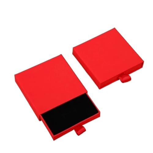YXADGML Geschenkbox 6 Stücke Schublade Papier Schmuck Box for Ohrringe Ring Anhänger Armband Halskette Lagerung Vitrine Tragbare Schmuck Verpackung Box(Color-10) von YXADGML
