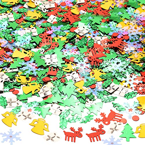 28.3 g Weihnachten Konfetti Glitzer Pailletten Elch Schneeflocke Geschenkbox Weihnachtsbaum Glocken Konfetti Rot Weiß Konfetti für Weihnachten Handwerk DIY Nagel 28.3 g Weihnachten Konfetti Glitzer Pailletten Elch Schneeflocke Geschenkbox Weihnachtsbaum Glocken Konfetti Rot Weiß Konfetti für Weihnachten Handwerk DIY Nagel von YXBZKGDCNG