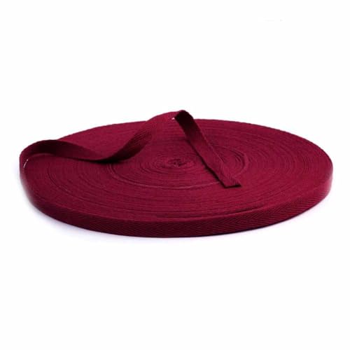 45,7 m/Rolle Baumwoll-Twillband, Fischgrätenband, natürliches Gurtband, Nahtband zum Nähen, Baumwoll-Twillband, Schrägband für DIY Nähen, Basteln, Stricken, Geschenkverpackung, Khaki von YXBZKGDCNG