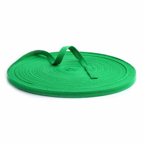 45,7 m/Rolle Baumwoll-Twillband, Fischgrätenband, natürliches Gurtband, Nahtband zum Nähen, Baumwoll-Twillband, Schrägband für DIY Nähen, Basteln, Stricken, Geschenkverpackung, Khaki von YXBZKGDCNG