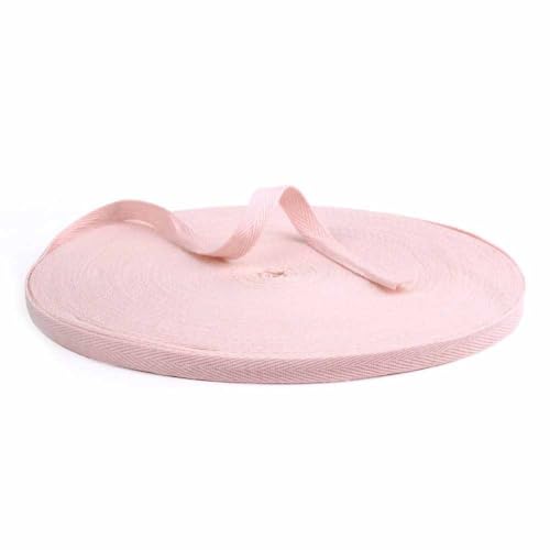 45,7 m/Rolle Baumwoll-Twillband, Fischgrätenband, natürliches Gurtband, Nahtband zum Nähen, Baumwoll-Twillband, Schrägband für DIY Nähen, Basteln, Stricken, Geschenkverpackung, Khaki von YXBZKGDCNG
