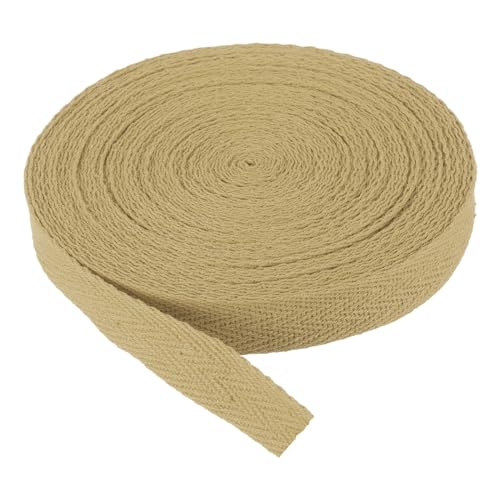 Baumwoll-Twill-Klebeband, 15 mm, 23 m, Baumwollband, Schrägband, Fischgrätenmuster, Gurtband zum Nähen, Geschenkverpacken, DIY, Rose von YXBZKGDCNG