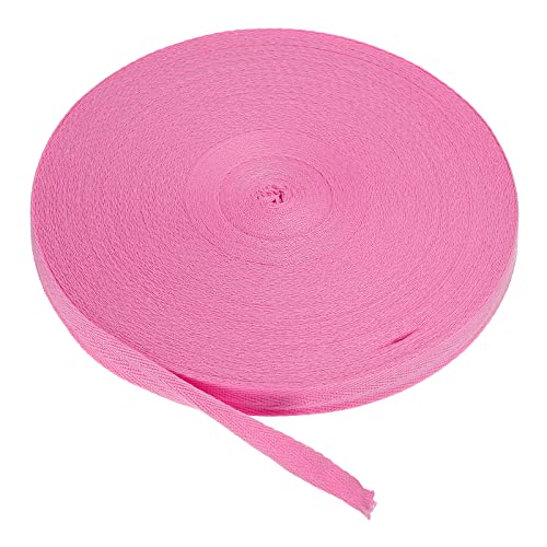 Baumwoll-Twill-Klebeband, 15 mm, 23 m, Baumwollband, Schrägband, Fischgrätenmuster, Gurtband zum Nähen, Geschenkverpacken, DIY, Rose von YXBZKGDCNG