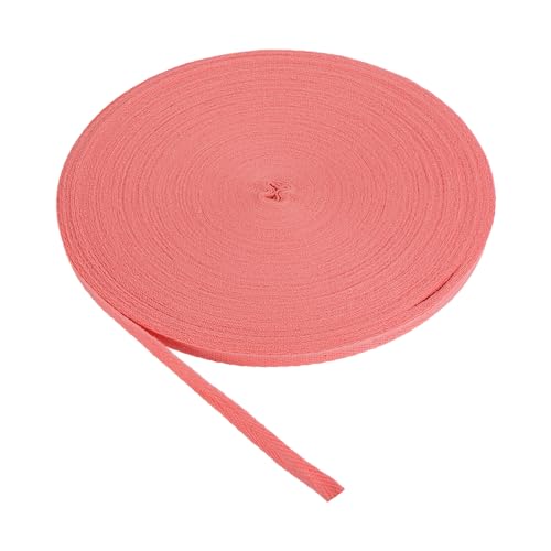 Baumwoll-Twill-Klebeband, 15 mm, 23 m, Baumwollband, Schrägband, Fischgrätenmuster, Gurtband zum Nähen, Geschenkverpacken, DIY, Rose von YXBZKGDCNG