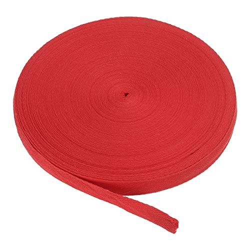 Baumwoll-Twill-Klebeband, 15 mm, 23 m, Baumwollband, Schrägband, Fischgrätenmuster, Gurtband zum Nähen, Geschenkverpacken, DIY, Rose von YXBZKGDCNG