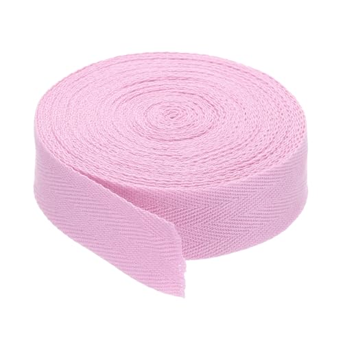 Baumwoll-Twill-Klebeband, 2,5 cm, 9,1 m, Baumwollband, Schrägband, Fischgrätenmuster, Gurtband zum Nähen, Geschenkverpacken, DIY, Marineblau von YXBZKGDCNG