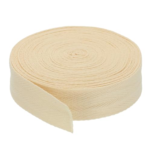 Baumwoll-Twill-Klebeband, 3 cm, 9,1 m, Baumwollband, Schrägband, Fischgrätenmuster, Gurtband zum Nähen, Geschenkverpacken, DIY, Marineblau von YXBZKGDCNG