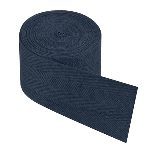 Baumwoll-Twill-Klebeband, 5,1 cm, 4,5 m, Baumwollband, Schrägband, Fischgrätenmuster, Gurtband, zum Nähen, Geschenkverpacken, DIY, Dunkelgrau Baumwoll-Twill-Klebeband, 5,1 cm, 4,5 m, Baumwollband, Schrägband, Fischgrätenmuster, Gurtband, zum Nähen, Geschenkverpacken, DIY, Dunkelgrau von YXBZKGDCNG