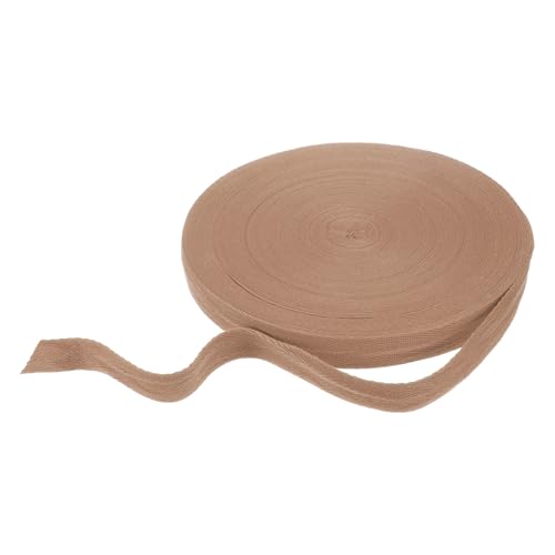 Baumwoll-Twillband, 0,9 cm, 45,7 m, Fischgräten-Gurtband, Rolle, Schrägband für Bastelarbeiten, Nähen, Geschenkverpackungen, Grün von YXBZKGDCNG