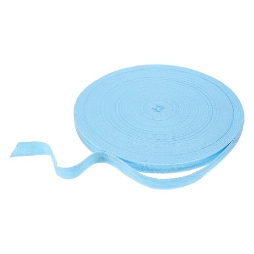 Baumwoll-Twillband, 1,6 cm, 45,7 m, Fischgräten-Gurtband, Rolle, Schrägband für Bastelarbeiten, Nähen, Geschenkverpackungen, Seeblau Baumwoll-Twillband, 1,6 cm, 45,7 m, Fischgräten-Gurtband, Rolle, Schrägband für Bastelarbeiten, Nähen, Geschenkverpackungen, Seeblau von YXBZKGDCNG