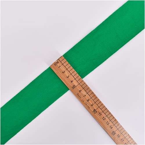 Baumwoll-Twillband, 50 mm, Wimpelkette, Fischgrätenband, Schrägband zum Nähen, 20 Farben, 5,1 cm breit (5 m, Rosa) von YXBZKGDCNG