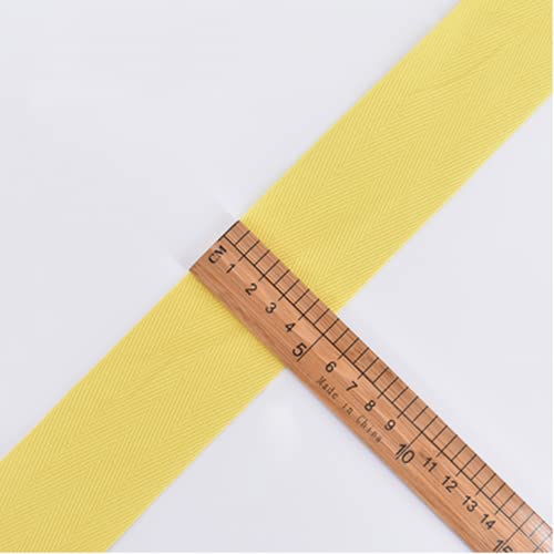 Baumwoll-Twillband, 50 mm, Wimpelkette, Fischgrätenband, Schrägband zum Nähen, 20 Farben, 5,1 cm breit (5 m, Rosa) von YXBZKGDCNG