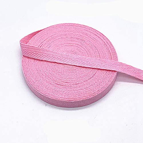 Baumwollband, 45 m x 10 mm, Fischgräten-Twillband, Schrägband, Wimpelkette, Nähen, Gurtband für Heimwerker, Nähen, Schneidern von YXBZKGDCNG