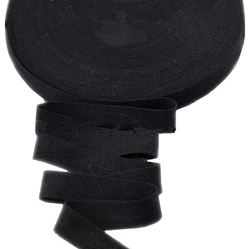 Baumwollband mit Fischgrätenmuster, 45 m, Stoffband für Schrägband, Geschenkverpackung, Verzierung, Breite 20 mm (rot) von YXBZKGDCNG
