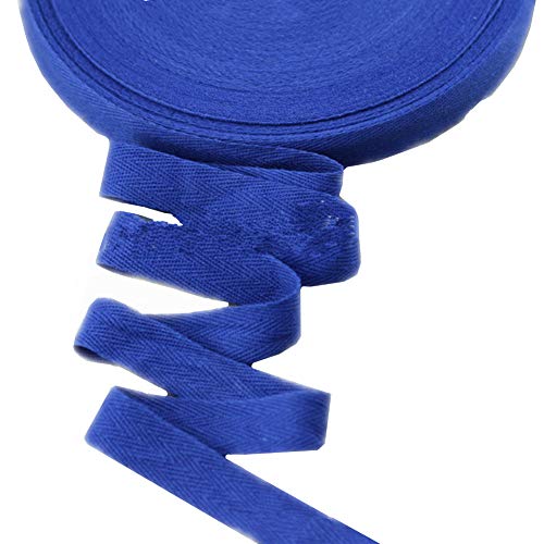Baumwollband mit Fischgrätenmuster, 45 m, Stoffband für Schrägband, Geschenkverpackung, Verzierung, Breite 20 mm (rot) von YXBZKGDCNG