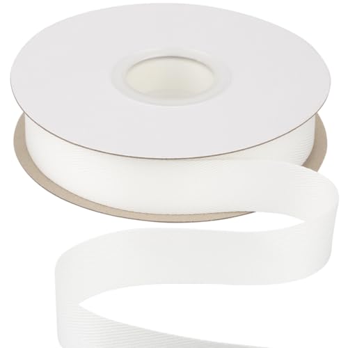 Köperband, 16 mm x 22,5 m, weiches schwarzes Fischgräten-Schrägband für Heimwerker, Nähen, Geschenkverpackungen und Heimdekoration von YXBZKGDCNG