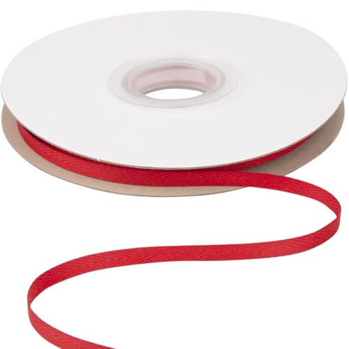 Köperband, 16 mm x 22,5 m, weiches schwarzes Fischgräten-Schrägband für Heimwerker, Nähen, Geschenkverpackungen und Heimdekoration von YXBZKGDCNG