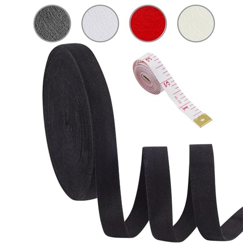 Schrägband, 50 m, 2,5 mm, Baumwollband, Fischgrätenband zum Nähen, Schneidern, Änderungen, Schürze Schrägband, 50 m, 2,5 mm, Baumwollband, Fischgrätenband zum Nähen, Schneidern, Änderungen, Schürze von YXBZKGDCNG