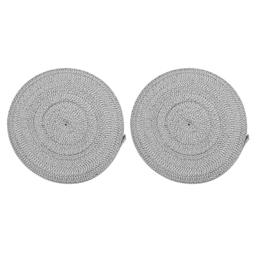 Teppichbindeband, 100 m, Bindeband, Kantenband, Schrägband, Gurtband für Heimwerker, Teppichveredelung, Baumwoll-Twill-Tufting-Grau von YXBZKGDCNG