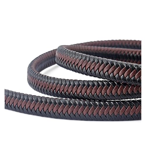 Faser PU geflochtene Lederschnur for DIY Armband Schmuckherstellung Seil Handwerk Schmuck Zubehör Material 1 Meter 12 * 6 mm Lederband Lederschnur(Style 9) von YXINAER