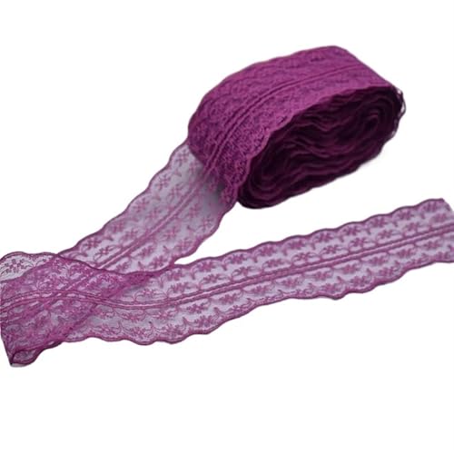 Spitzenband Vintage 10 Yards 4,5 cm Spitzenband DIY Bekleidung Nähen Stoff Spitzenbesatz Geschenkartikel Verpackung(30) von YXINAER