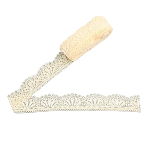 Spitzenband Vintage 10 Yards Spitzenband Band 30mm Spitzenbesatz Unterwäsche Kleid DIY Kleidung Zubehör(Yellow) von YXINAER