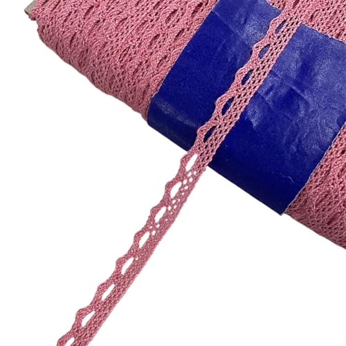 Spitzenband Vintage 10M Multi Farbige Baumwolle Spitze Trimmt Band DIY Kleidung Hometextile Rand Verschönerung Handgemachte Stoff Material(Color9) von YXINAER