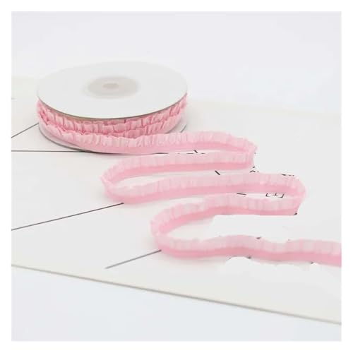 Spitzenband Vintage 5 Yards Plissee Stretch Spitze Trim Band gekräuselt elastische Kopf kleid Geschenk Box Schleife dekorative DIY Handwerk liefert(02) von YXINAER