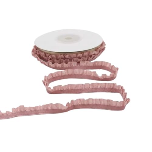 Spitzenband Vintage 5 Yards Plissee Stretch Spitze Trim Band gekräuselt elastische Kopf kleid Geschenk Box Schleife dekorative DIY Handwerk liefert(07) von YXINAER
