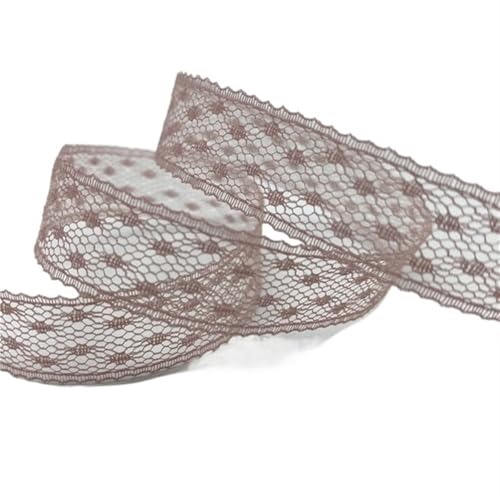 Spitzenband Vintage 50 Yards/Lot Spitzenband Kunsthandwerk Besticktes Spitzenbesatzband for Handgemachte Spitzenkleidung Dekorationen DIY Nähstoff(06) von YXINAER