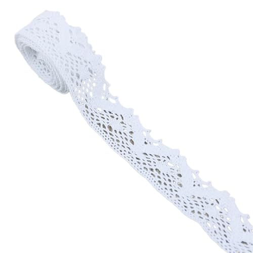 Spitzenband Vintage 5Meter Beige Baumwolle Bestickte Spitze Netz Bänder Stoffbesatz DIY Nähen Handarbeit Handwerk Materialien(45) von YXINAER
