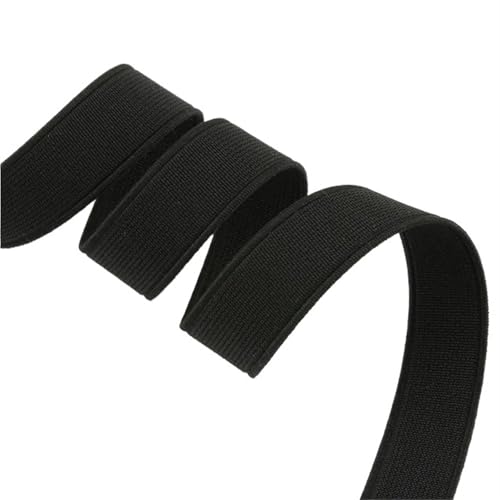 YXINAER Nähen Elastisches Band 15 MM/20 MM/25 MM Nähgummiband, farbiges Gummiband for Nähen, hohe Elastizität, bequem for Nähen von Kleidung, 2 m(Color 02,15mm) von YXINAER