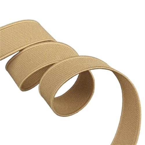 YXINAER Nähen Elastisches Band 15 MM/20 MM/25 MM Nähgummiband, farbiges Gummiband for Nähen, hohe Elastizität, bequem for Nähen von Kleidung, 2 m(Color 11,20mm) von YXINAER