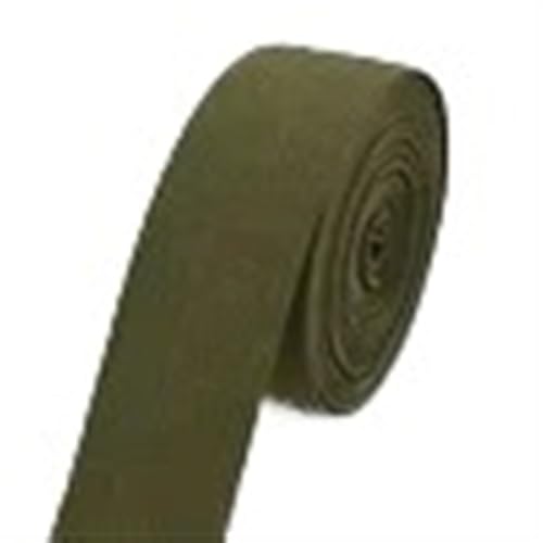 YXINAER Nähen Elastisches Band 2/5/10M 38mm farbige elastische Bänder verdicken Gummiband for Kleidung Kleid Hosen Gürtel Band DIY Handwerk Nähzubehör(Green,10METERS_38MM) von YXINAER