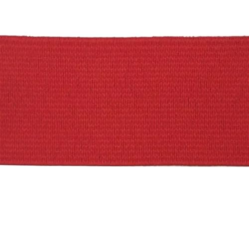 YXINAER Nähen Elastisches Band 2M 20/25/30/40/50mm Gummiband Umschlaggummiband for Unterwäsche Hosen BH Gummikleidung Verstellbarer weicher Gummibund(Red,20mm) von YXINAER