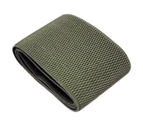 YXINAER Nähen Elastisches Band 7,5 cm breite elastische Bänder Nähen Kleidung Zubehör elastisches Band Gummiband(Deep Green) von YXINAER