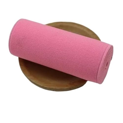YXINAER Nähen Elastisches Band 8 cm breites, Dickes Gummiband, breites Band, hochelastisches Gummiband, farbiges doppelseitiges Gummiband.(Dark pink) von YXINAER