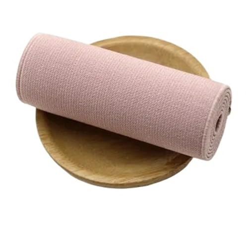 YXINAER Nähen Elastisches Band 8 cm breites, Dickes Gummiband, breites Band, hochelastisches Gummiband, farbiges doppelseitiges Gummiband.(Old pink) von YXINAER