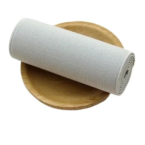 YXINAER Nähen Elastisches Band 8 cm breites, Dickes Gummiband, breites Band, hochelastisches Gummiband, farbiges doppelseitiges Gummiband.(Silver Grey) von YXINAER