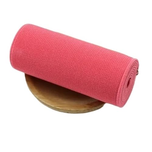 YXINAER Nähen Elastisches Band 8 cm breites, Dickes Gummiband, breites Band, hochelastisches Gummiband, farbiges doppelseitiges Gummiband.(Watermelon red) von YXINAER