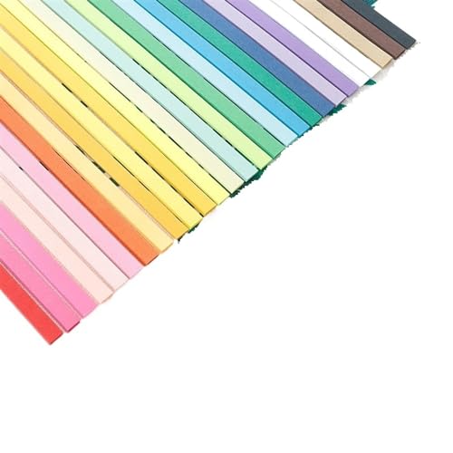 YXINAER Origami Sterne Papier Bunte doppelseitige Origami-Sternstreifen for DIY-Kunst, Handwerk und Heimdekoration(27 Colors 540 Sheet) von YXINAER