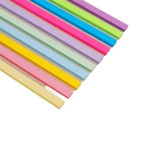 YXINAER Origami Sterne Papier Bunte doppelseitige Origami-Sternstreifen for DIY-Kunst, Handwerk und Heimdekoration(B 540 Sheets) von YXINAER