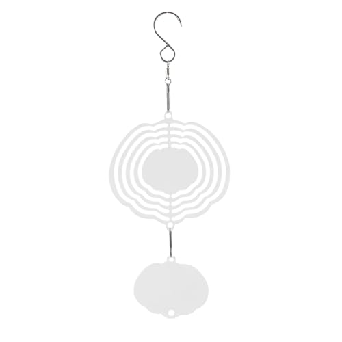 YXKJHH Stück rotierendes Windspiel, Sublimations-Windspiele zum Aufhängen, hängende Windspiele, hängende Windspiele, blanko, DIY, hängende Dekoration, Windspiele, Basteln, weißes Aluminiu YXKJHH Stück rotierendes Windspiel, Sublimations-Windspiele zum Aufhängen, hängende Windspiele, hängende Windspiele, blanko, DIY, hängende Dekoration, Windspiele, Basteln, weißes Aluminiu von YXKJHH