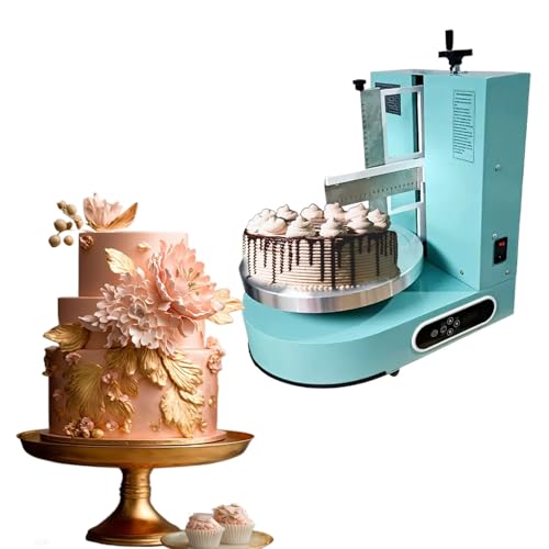 110-220V cake decorating machine, quiet, with rotating plate and adjustable scraper, suitable for cakes from 10 to 30 cm.(Green) von YXLMWZRY
