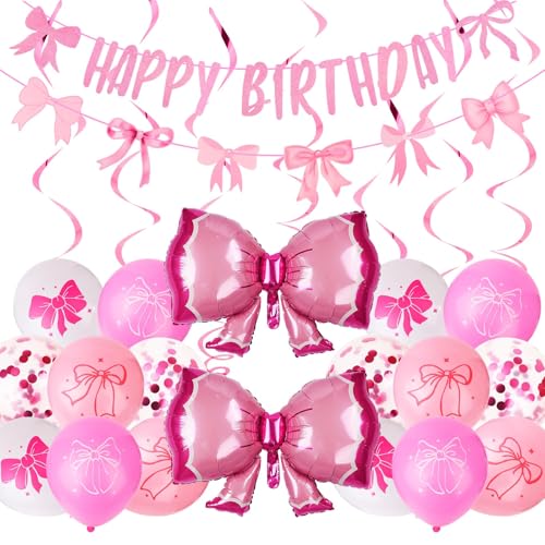 Rosa Schleife Geburtstag Party Dekorationen Dusty Light Pastell Weiß Schleifen Luftballons Rosa Schleife Geburtstag Banner Part-y Hängende Wirbel Mädchen Schleifen Thema Geburtstag Party Dekoration Rosa Schleife Geburtstag Party Dekorationen Dusty Light Pastell Weiß Schleifen Luftballons Rosa Schleife Geburtstag Banner Part-y Hängende Wirbel Mädchen Schleifen Thema Geburtstag Party Dekoration von YXSJAS