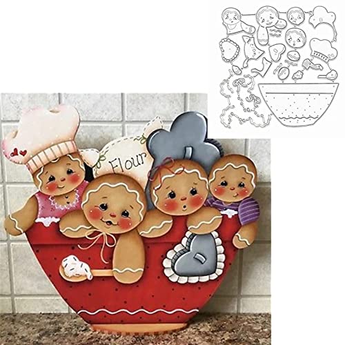 Lebkuchenmann-Metall-Stanzformen, niedliche Tasse, Lebkuchenmann, Stanzschablonen für DIY, Scrapbooking, Foto, dekorative Prägepapier-Stanzformen für Scrapbooking, Kartenherstellung Lebkuchenmann-Metall-Stanzformen, niedliche Tasse, Lebkuchenmann, Stanzschablonen für DIY, Scrapbooking, Foto, dekorative Prägepapier-Stanzformen für Scrapbooking, Kartenherstellung von YXXMCRAFT