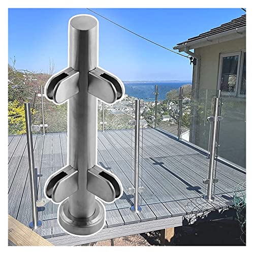 Glasgeländer Glasklemmen Glasgeländer-Klemme Für 10mm Bis 12mm Glas, Hoch Balustrade Panels Post Pfosten Für Zaungeländer, Stützsystem Für Außenbereich Innenbereich ( Color : Corner Post , Size : 55cm Glasgeländer Glasklemmen Glasgeländer-Klemme Für 10mm Bis 12mm Glas, Hoch Balustrade Panels Post Pfosten Für Zaungeländer, Stützsystem Für Außenbereich Innenbereich ( Color : Corner Post , Size : 55cm von YXXSDP