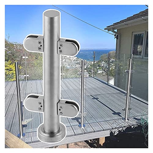 Glasgeländer Glasklemmen Glasgeländer-Klemme Für 10mm Bis 12mm Glas, Hoch Balustrade Panels Post Pfosten Für Zaungeländer, Stützsystem Für Außenbereich Innenbereich ( Color : Mid Post , Size : 55cm/21 Glasgeländer Glasklemmen Glasgeländer-Klemme Für 10mm Bis 12mm Glas, Hoch Balustrade Panels Post Pfosten Für Zaungeländer, Stützsystem Für Außenbereich Innenbereich ( Color : Mid Post , Size : 55cm/21 von YXXSDP